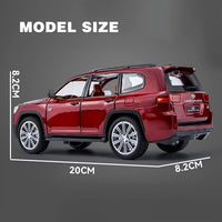 Toyota Land Cruiser Prado 1:24 diecast toy car wheel detail