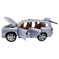 Lexus LX570 1:24 diecast toy car interior detail