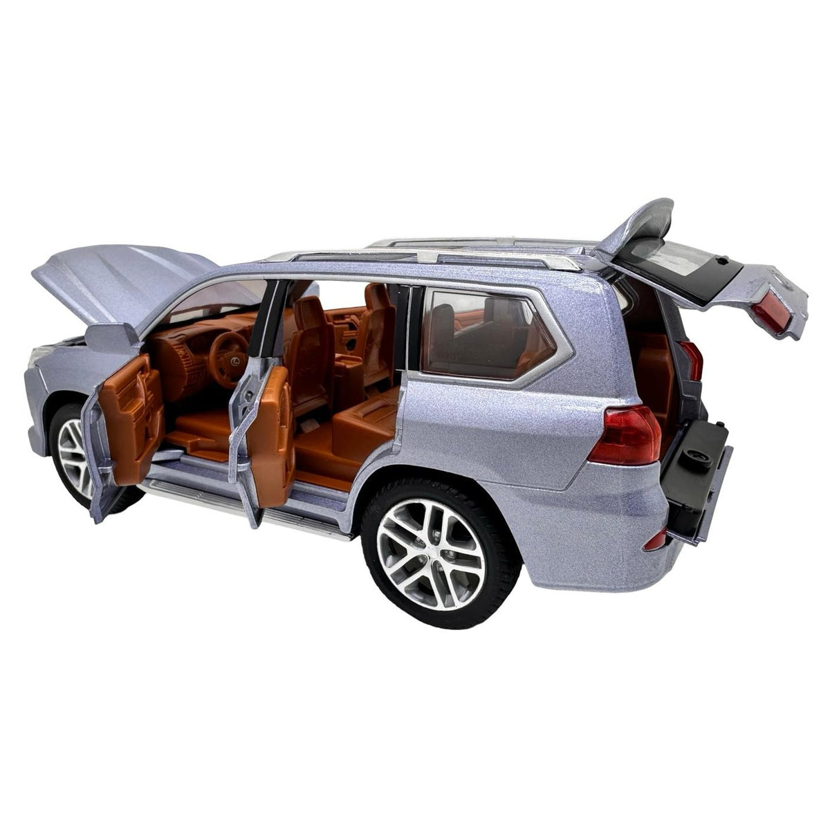 Lexus LX570 1:24 diecast toy car opening detail