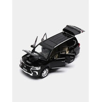 Lexus LX570 1:24 diecast toy car rear angle view