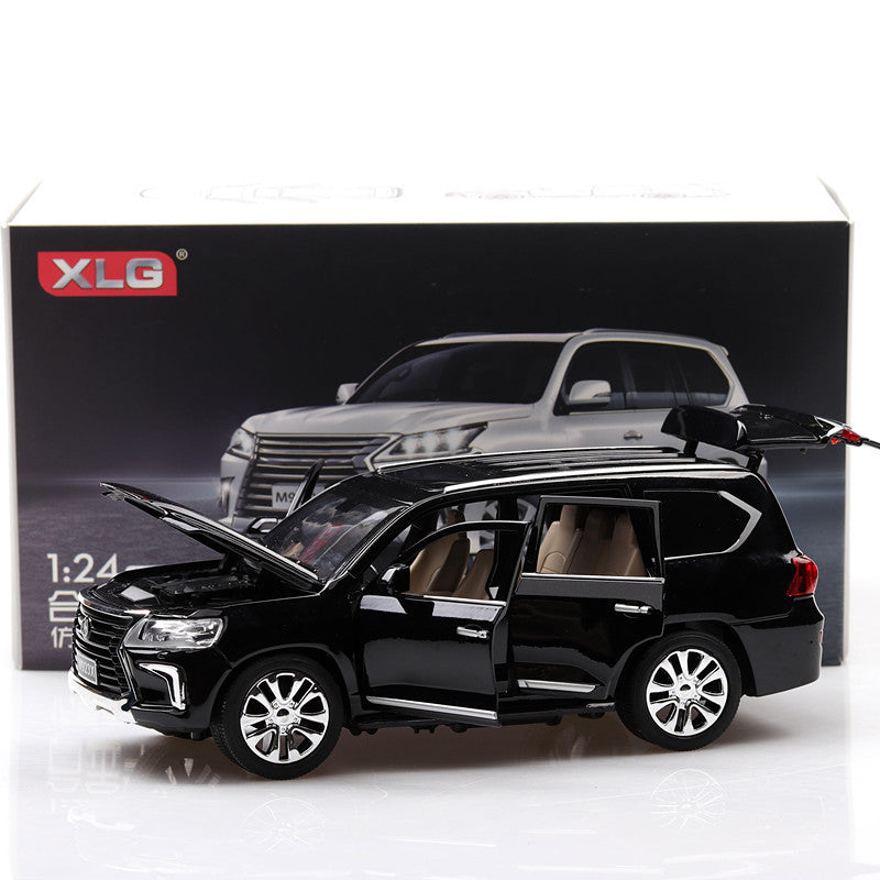 Lexus LX570 1:24 diecast toy car interior detail