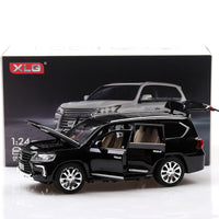 Lexus LX570 1:24 diecast toy car interior detail
