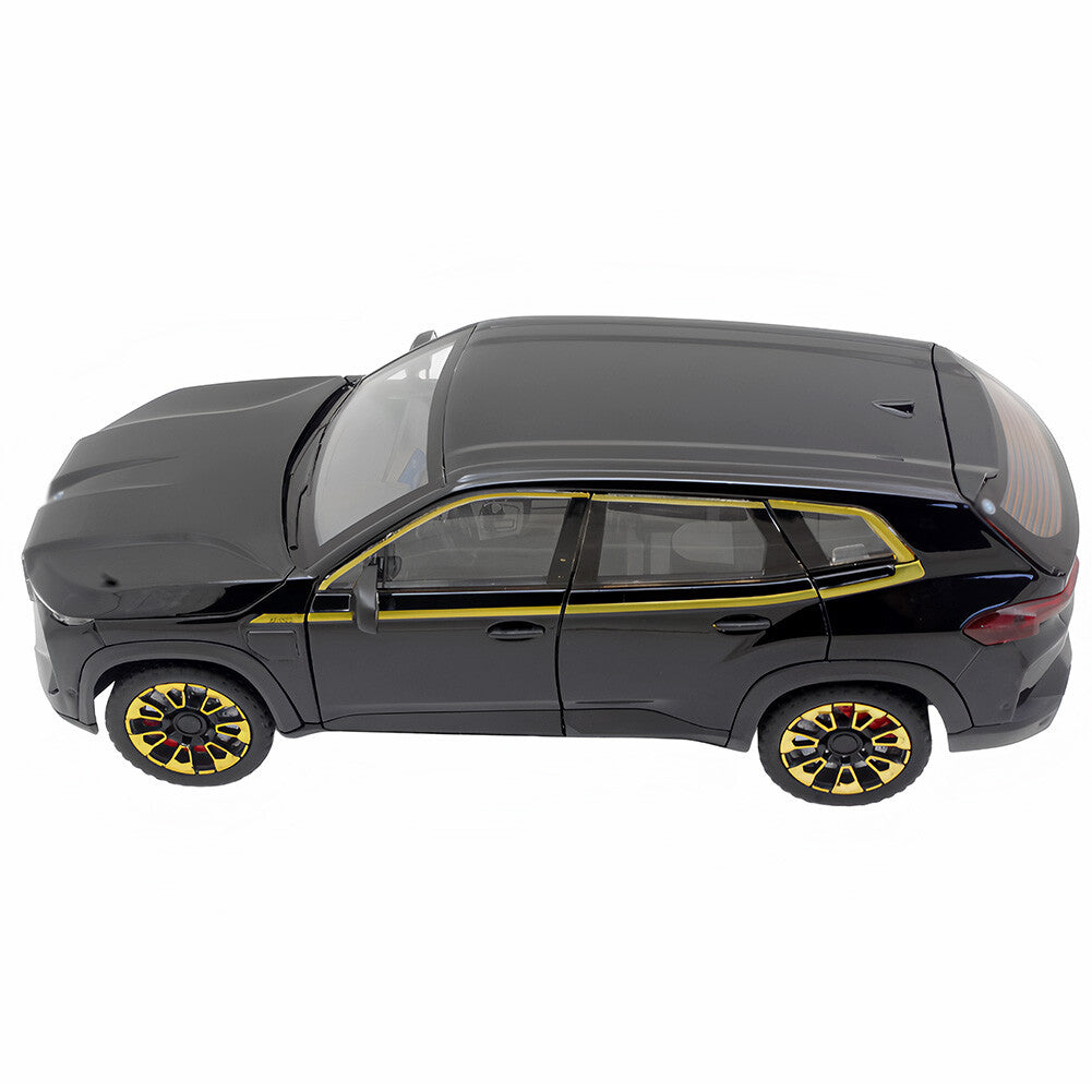 BMW XM 1:24 diecast toy car top view
