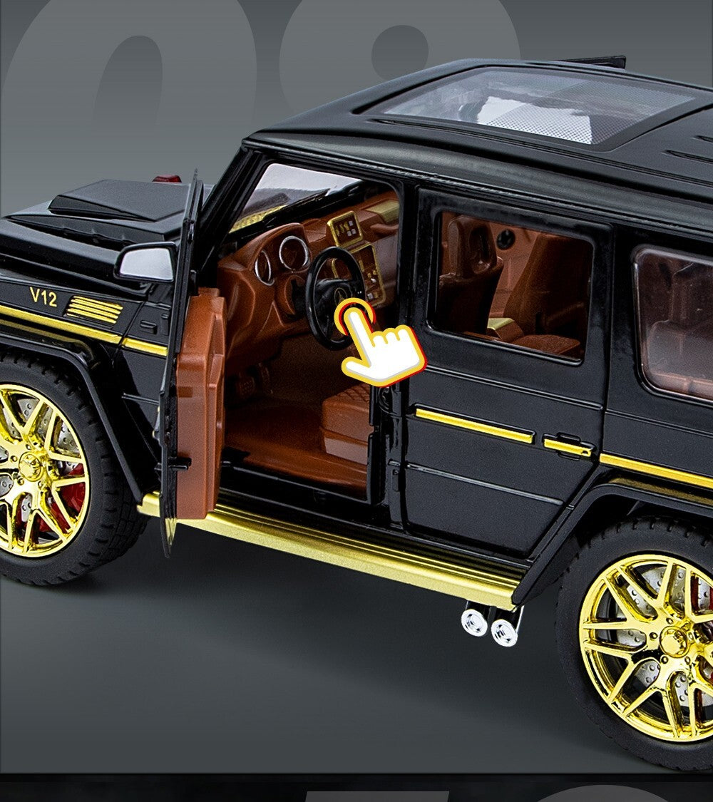 Mercedes-AMG G63 1:24 diecast toy car side view