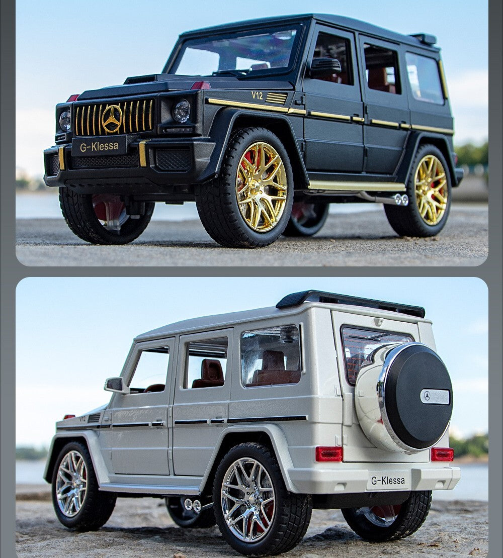 Mercedes-AMG G63 1:24 diecast toy car front angle view