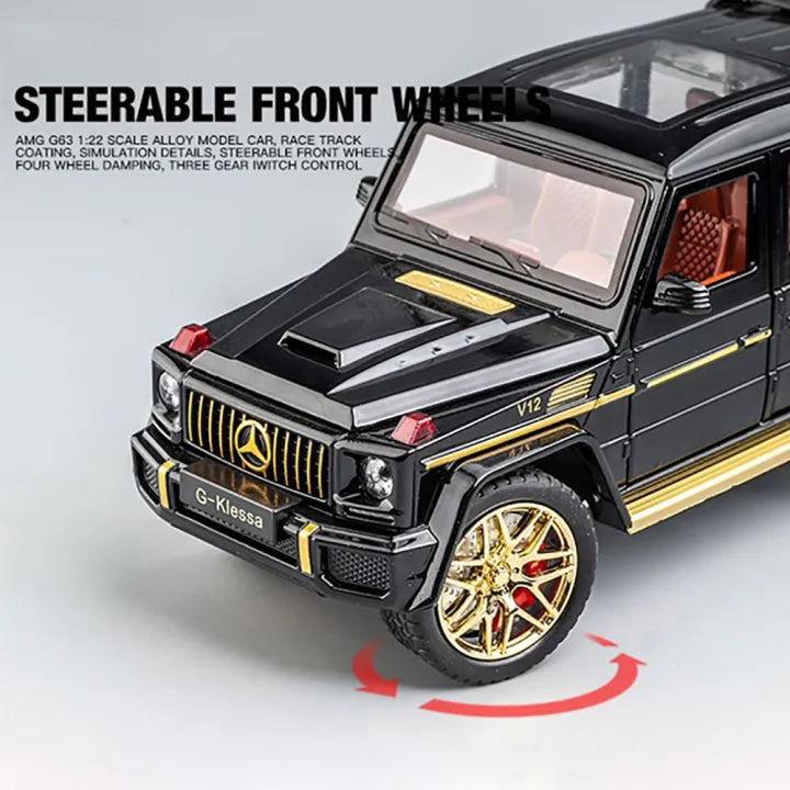 Mercedes-AMG G63 1:24 diecast toy car interior detail