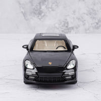 Porsche Panamera 1:24 diecast toy car top view