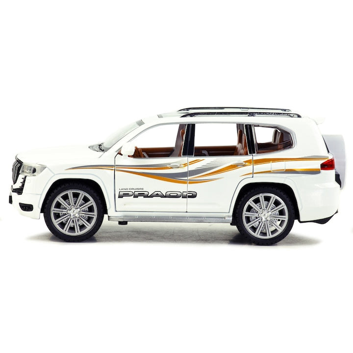 Toyota Land Cruiser Prado Opening Doors Diecast Toy Car 1:24