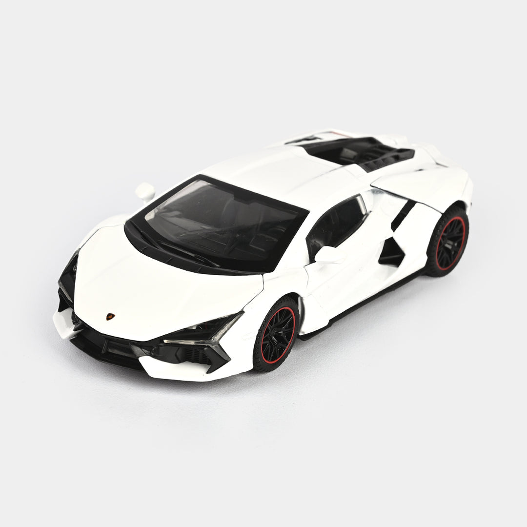 Lamborghini Revuelto 1:24 diecast toy car interior detail