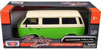 Volkswagen Type 2 Camper Van 1:24 diecast toy car opening detail