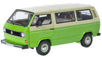 Volkswagen Type 2 Camper Van 1:24 diecast toy car front angle view