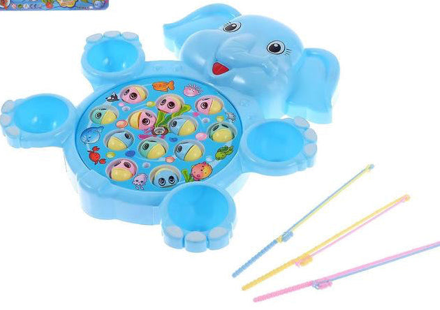 Elephant Interactive Fishing Toy