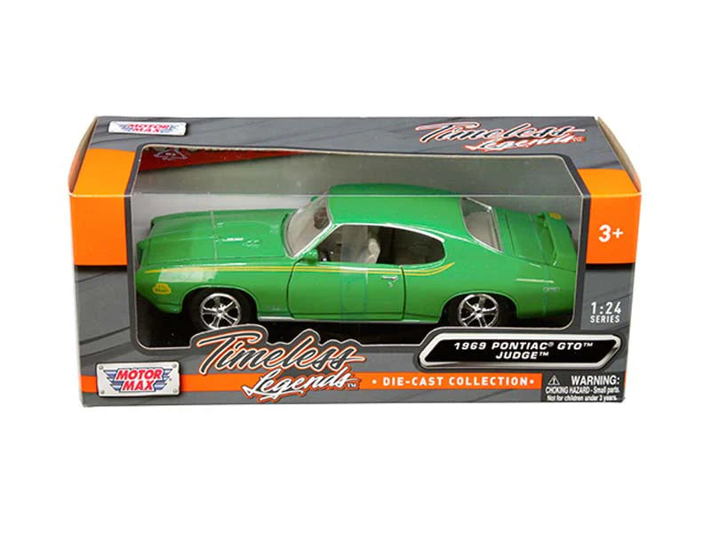 Pontiac GTO Judge 1:24 diecast toy car opening detail