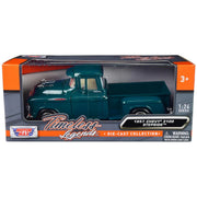 Chevrolet 3100 Stepside 1:24 diecast toy car rear angle view