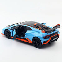 Lamborghini Huracan STO 1:24 diecast toy car interior detail