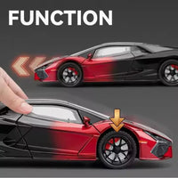 Lamborghini Revuelto 1:24 diecast toy car opening detail