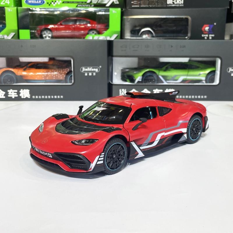 Mercedes-AMG ONE 1:24 diecast toy car top view