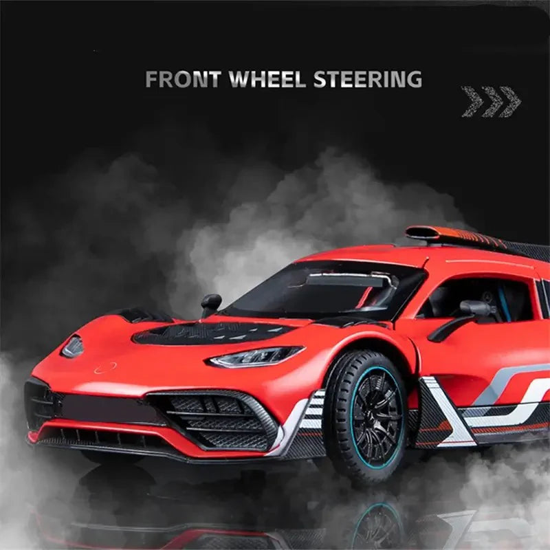 Mercedes-AMG ONE 1:24 diecast toy car display detail