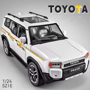 Toyota Land Cruiser Prado LC250 1:24 diecast toy car top view