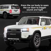 Toyota Land Cruiser Prado LC250 1:24 diecast toy car wheel detail
