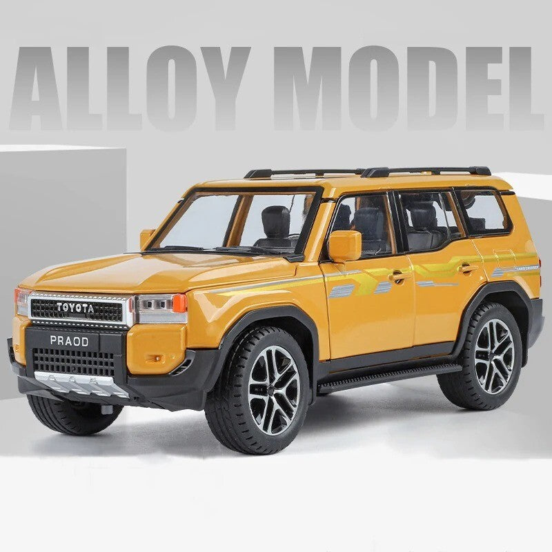 Toyota Land Cruiser Prado LC250 1:24 diecast toy car interior detail