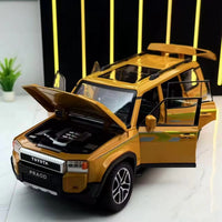 Toyota Land Cruiser Prado LC250 1:24 diecast toy car rear angle view