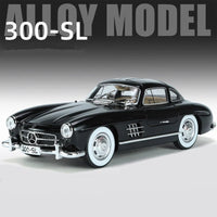 Mercedes-Benz 300 SL 1:24 diecast toy car wheel detail