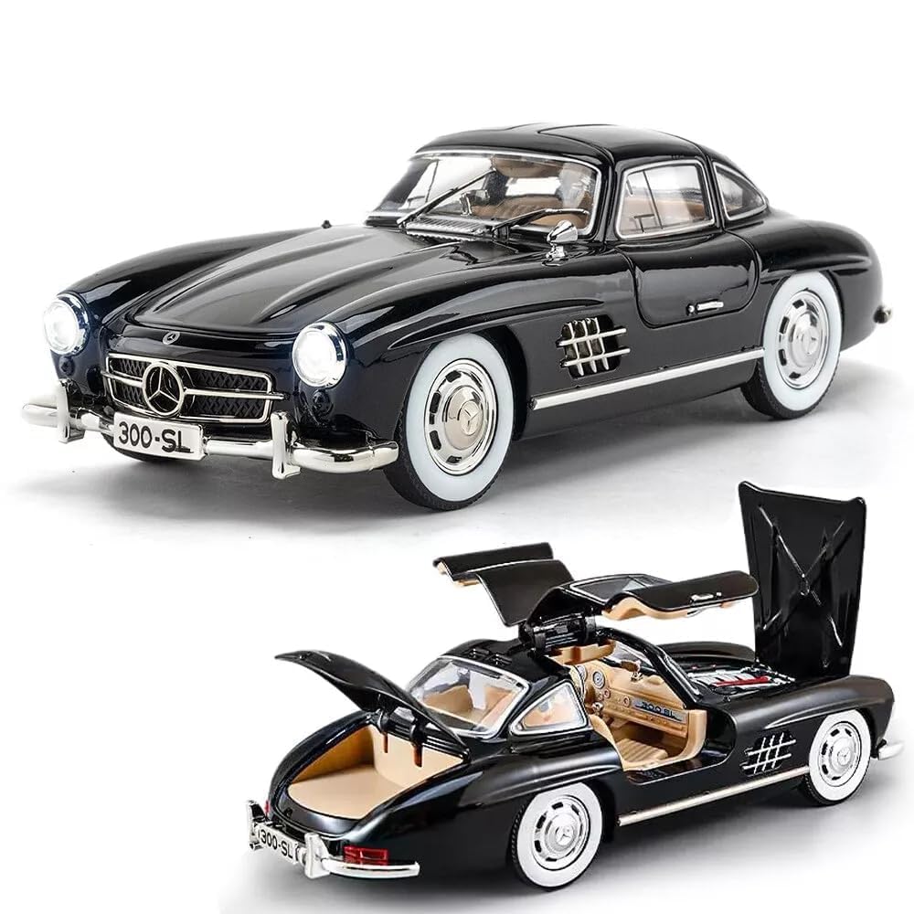 Mercedes-Benz 300 SL 1:24 diecast toy car display detail