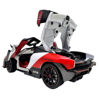 McLaren Senna GTR 1:24 diecast toy car side view
