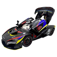 McLaren Senna GTR 1:24 diecast toy car opening detail