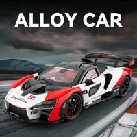 McLaren Senna GTR 1:24 diecast toy car top view