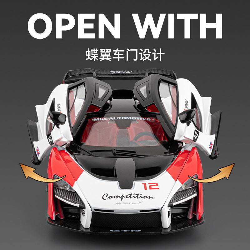 McLaren Senna GTR 1:24 diecast toy car product detail view