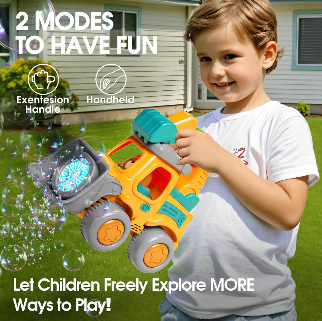 Vehicle Bubble Lawn Mower product image 3