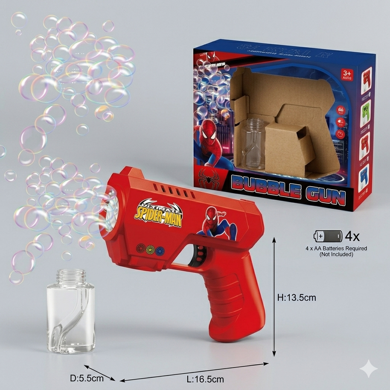 Superhero Automatic Bubble Gun product image 1