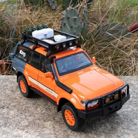 Toyota Land Cruiser LC80 1:24 diecast toy car top view