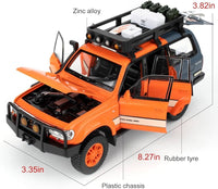 Toyota Land Cruiser LC80 1:24 diecast toy car opening detail