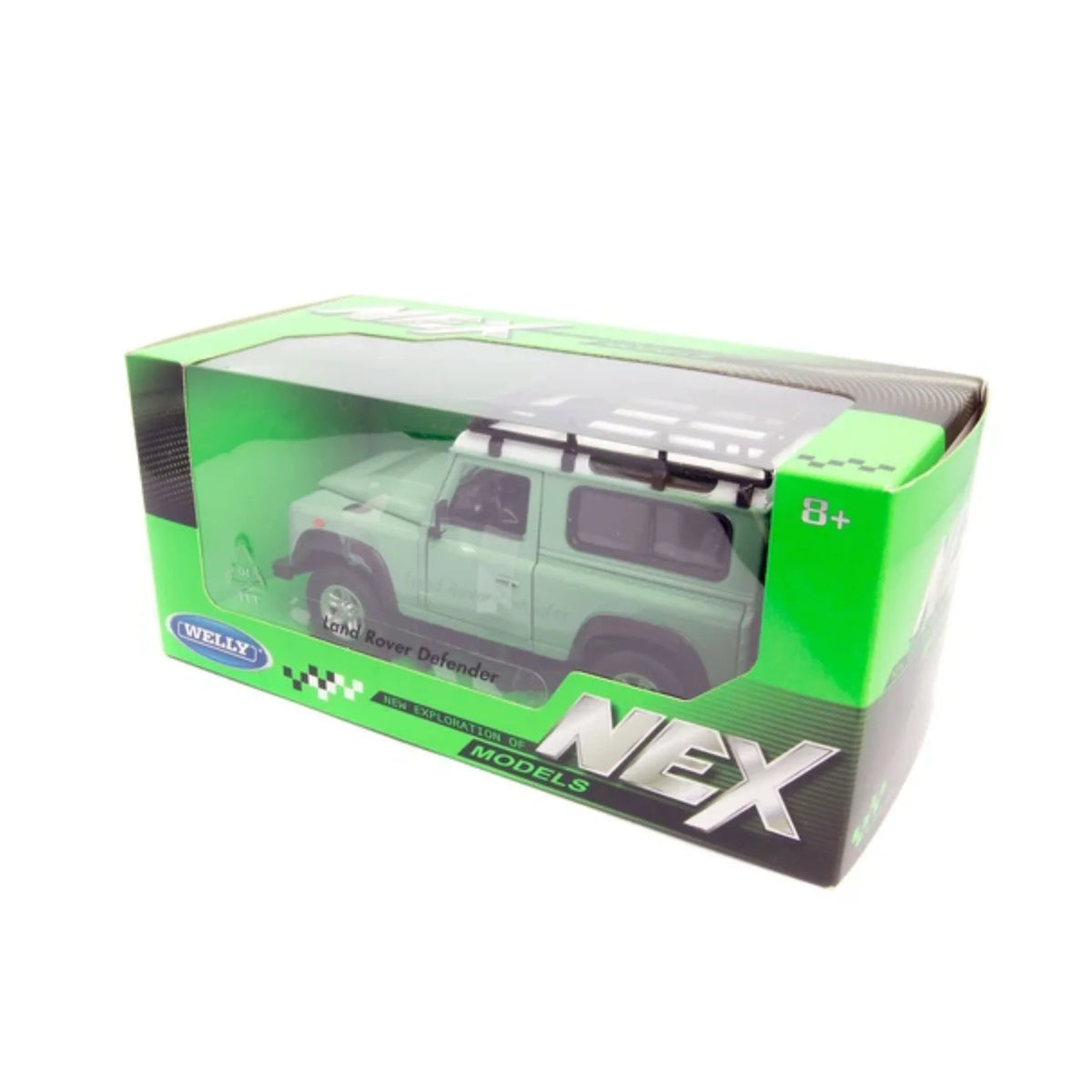 Land Rover Defender 90 1:24 diecast toy car interior detail