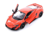 McLaren 675LT 2016 1:24 diecast toy car interior detail