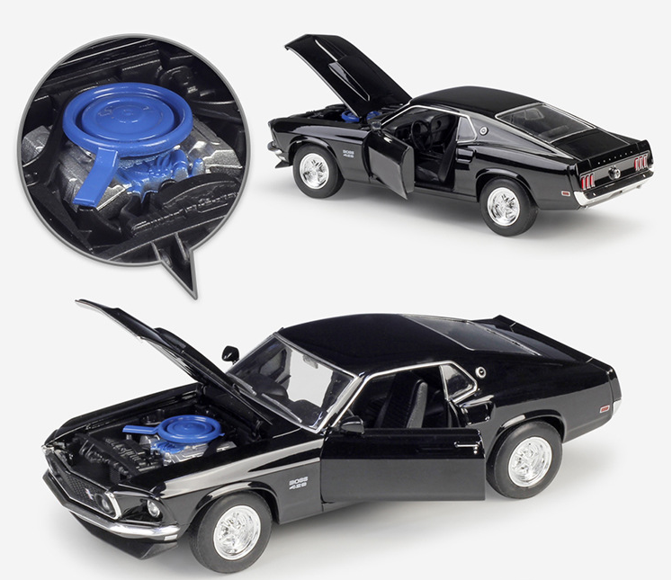 Ford Mustang Boss 429 1969 1:24 Diecast Toy Car product image 1