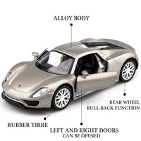 Porsche 918 Spyder 1:24 Diecast Toy Car product image 6