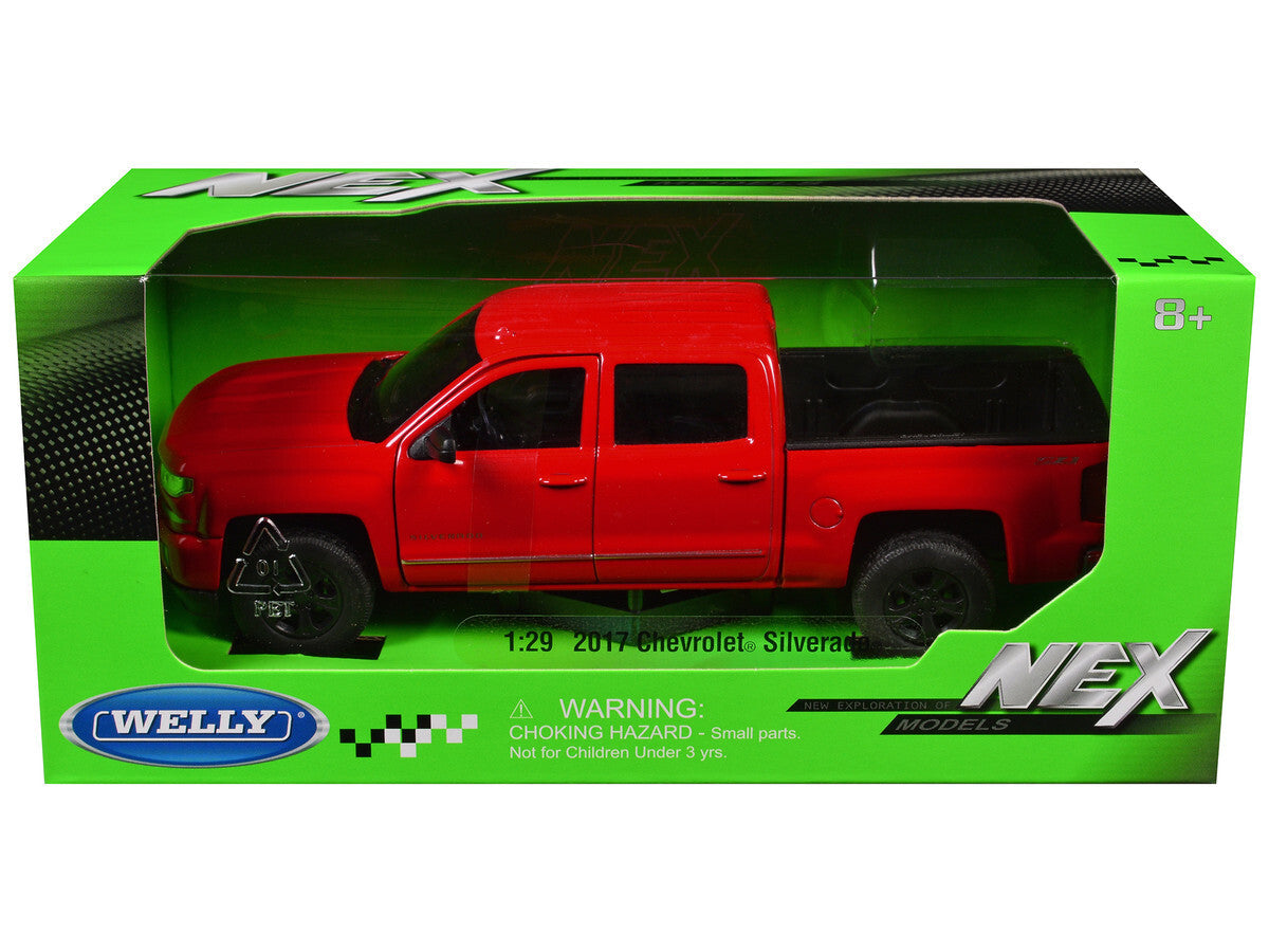 Chevrolet Silverado Red 1:24 Diecast Toy Truck product image 3
