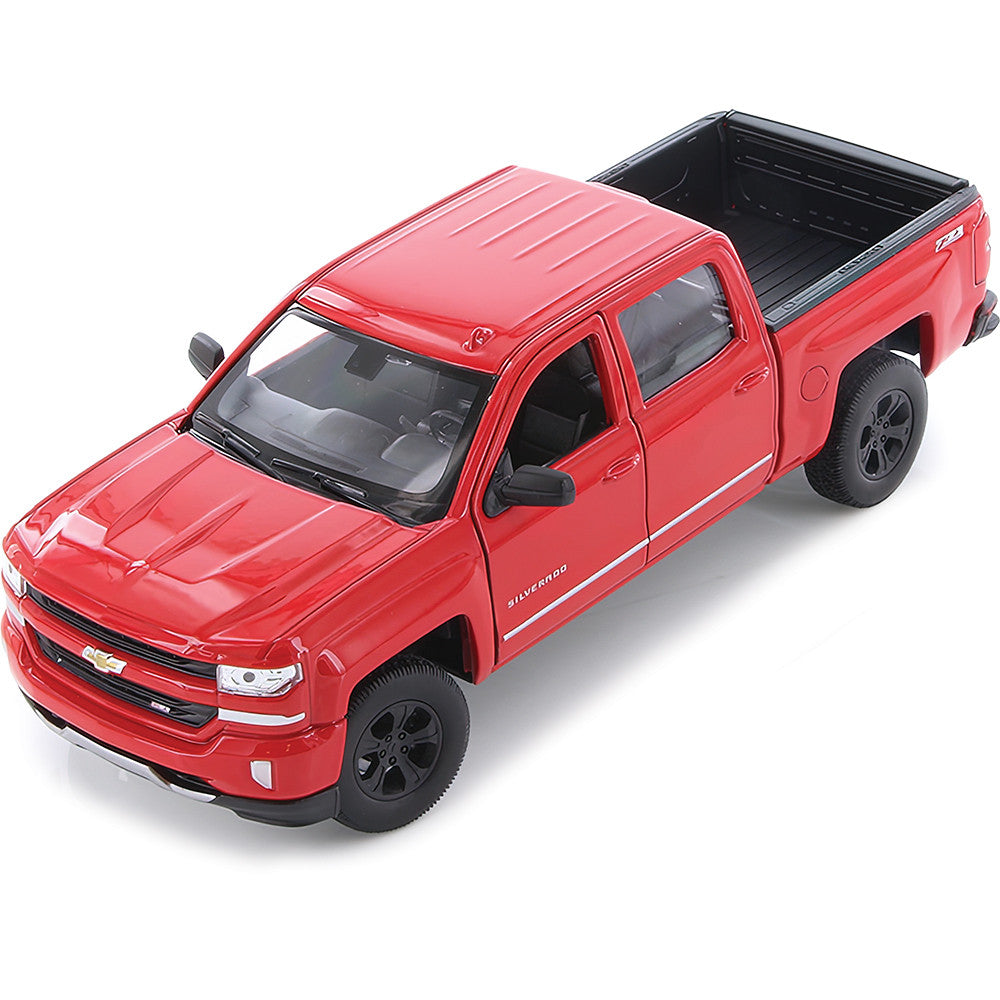 Chevrolet Silverado Red 1:24 Diecast Toy Truck product image 1
