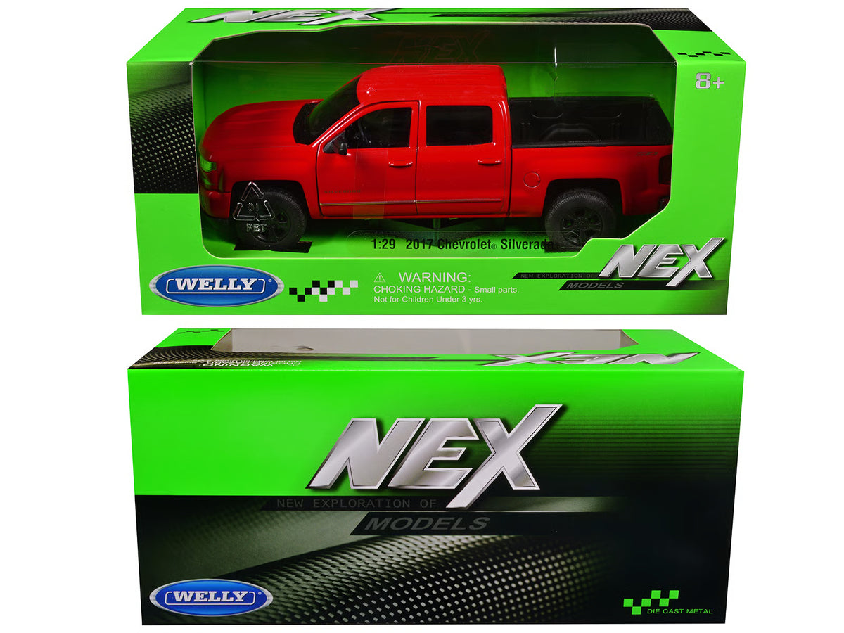 Chevrolet Silverado Red 1:24 Diecast Toy Truck product image 5