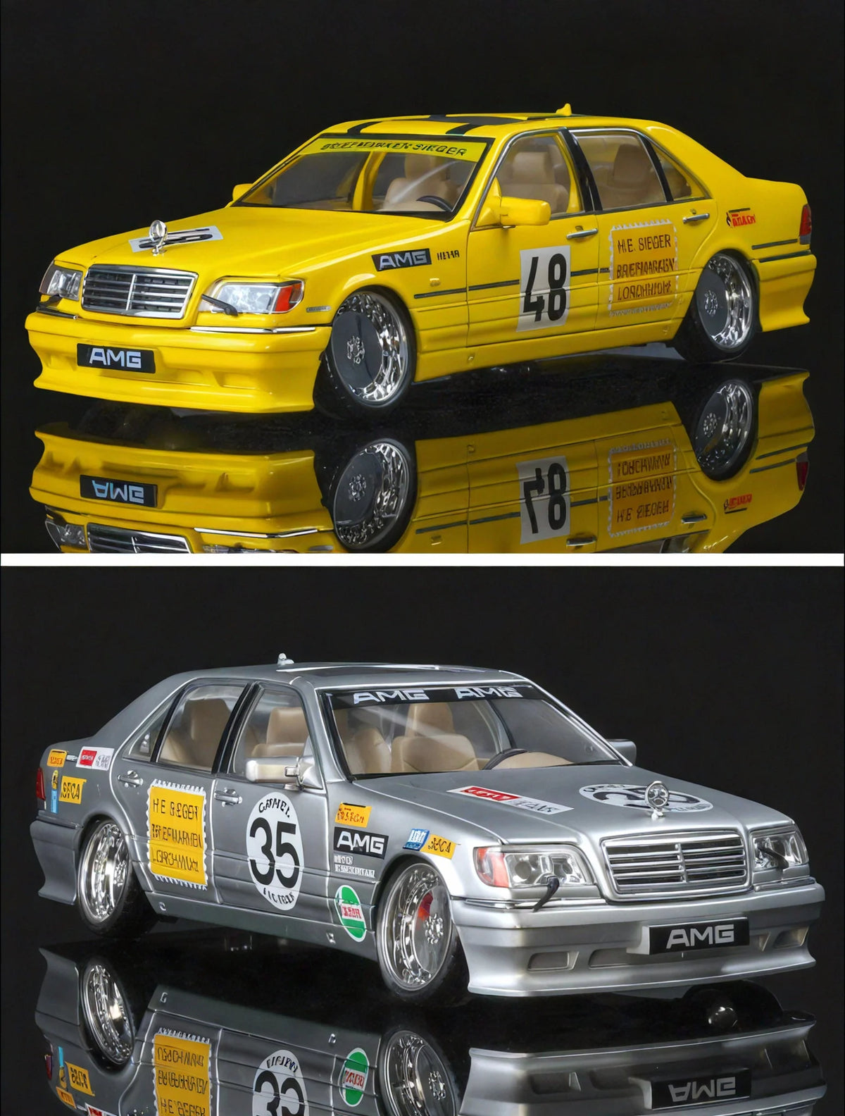 Mercedes-Benz W140 S320 Modified Edition 1:24 Die-Cast Model image 4