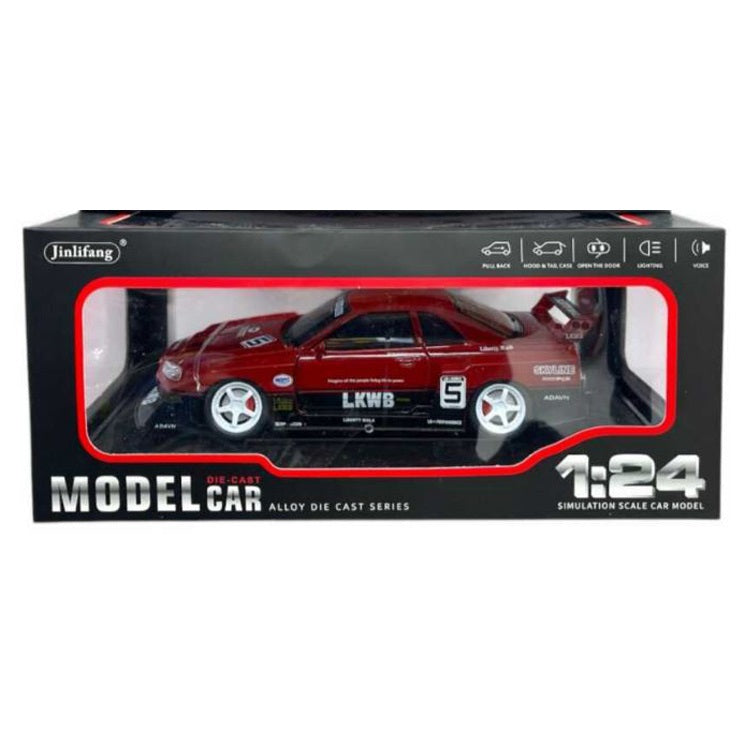 Nissan Skyline LBWK GT-R R34 1:24 Die-Cast Model image 4