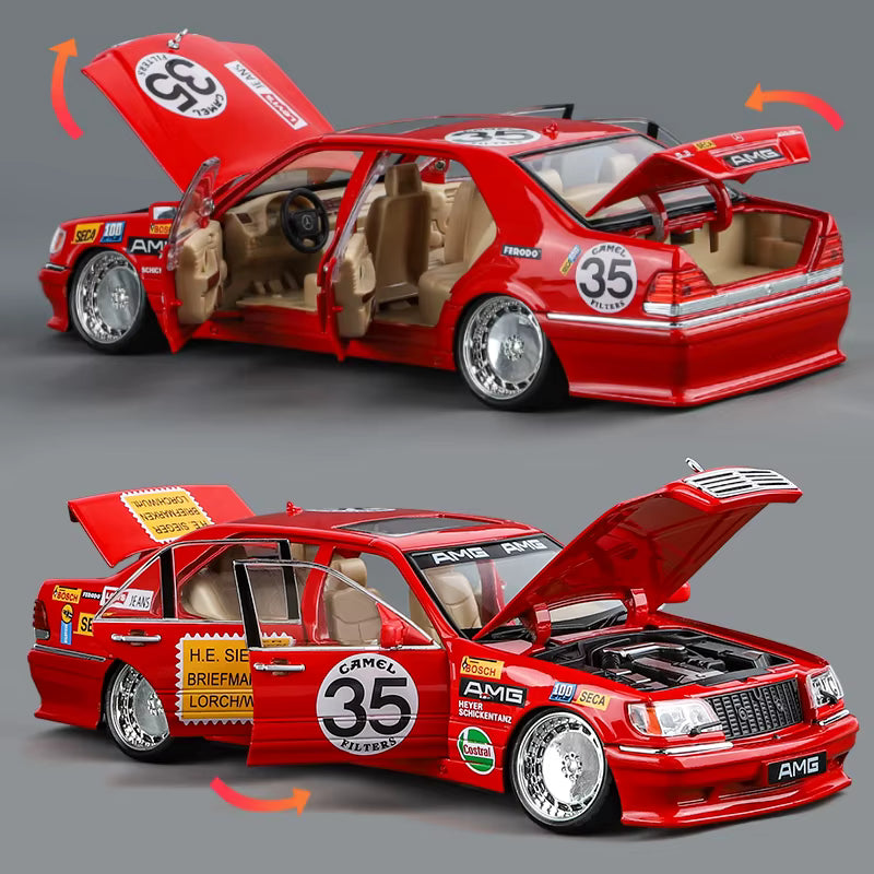 Mercedes-Benz W140 S320 Modified Edition 1:24 Die-Cast Model image 11