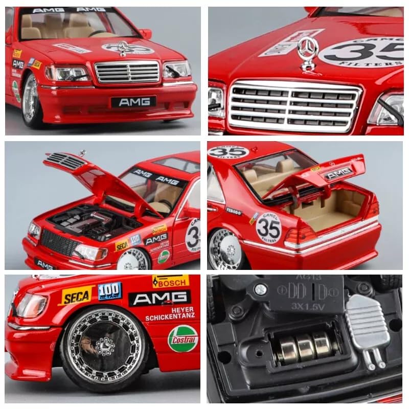 Mercedes-Benz W140 S320 Modified Edition 1:24 Die-Cast Model image 12