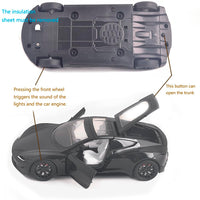 Tesla Roadster 1:24 Diecast Toy Car product image 2
