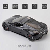 Tesla Roadster 1:24 Diecast Toy Car product image 1