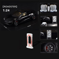 Tesla Roadster 1:24 Diecast Toy Car product image 8